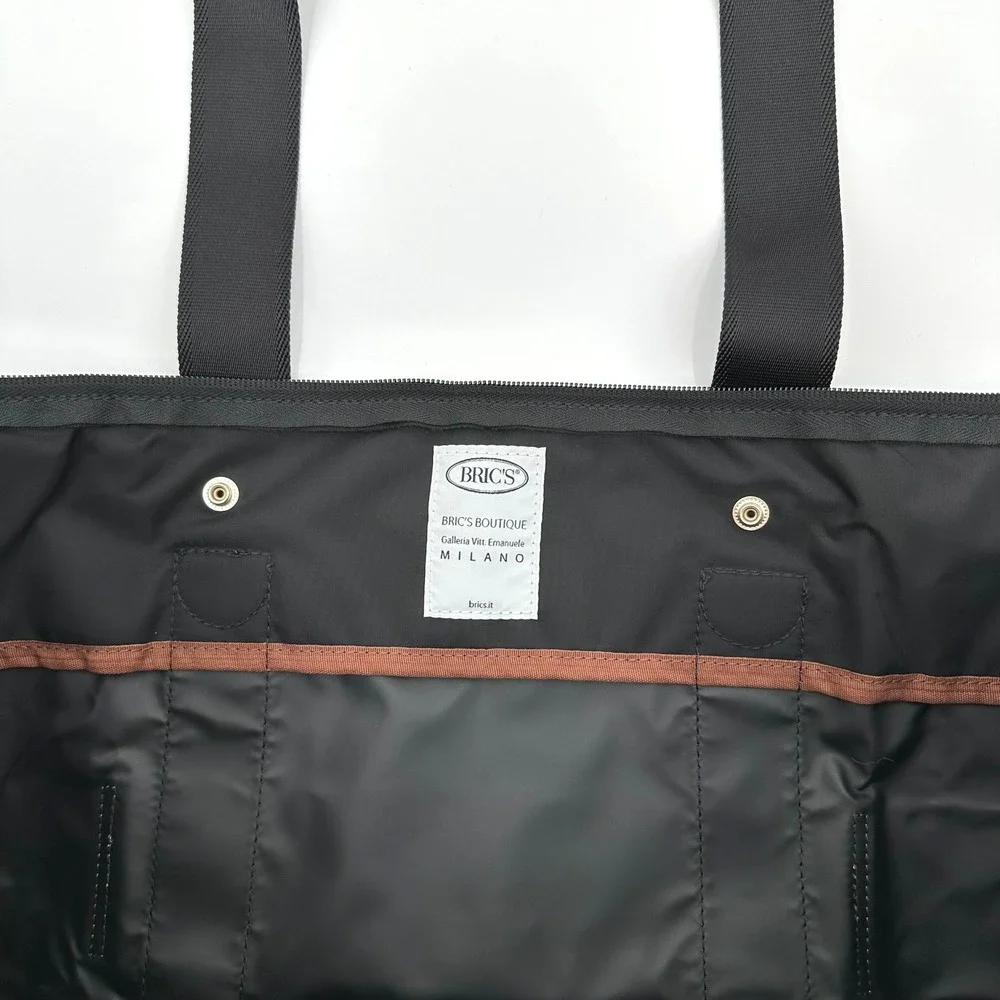 Brics X-Collection Folding Duffle Bag Black Branded Subaru Nylon Weekend *READ*‎